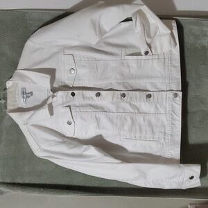 Womens White Jean Jacket